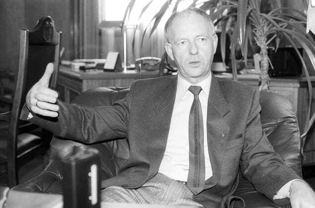 Verkehrsminister Horst Gibtner (Deutsche Demokratische Republik CDU)