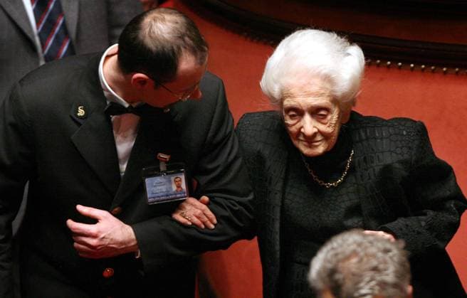 Senat in Rom - Im Bild: Senatorin Rita Levi Montalcini 