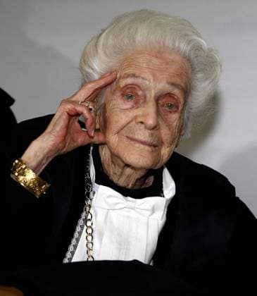 Mailand, Italien - Verleihung der Ehrendoktorwürde an Rita Levi Montalcini 