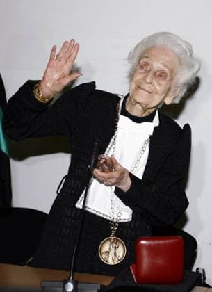 Mailand, Italien - Verleihung der Ehrendoktorwürde an Rita Levi Montalcini 