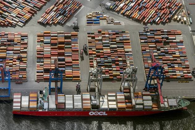 Luftbild, Containerhafen , Waltershofer Hafen , Containerschiffe, Eurogate, Eurogate Container Terminal , , Hamburger Hafen, Hamburg, Hamburg, Deutschland, Europa !ACHTUNGxMINDESTHONORARx60xEURO!