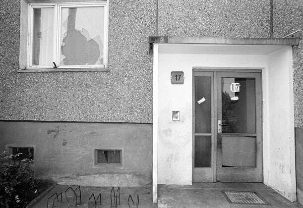 Hoyerswerda - Leeres Asylantenheim in der Münzer Straße