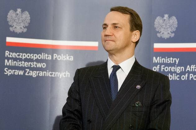 Zeremonie zur Ernennung neuer Botschafter in Warschau, Polen - Im Bild: Außenminister Radoslaw Sikorski makr_150113 