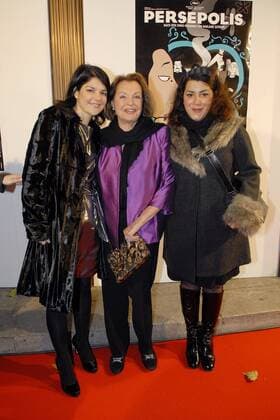 Jasmin Tabatabai, Nadja Tiller, Marjane Satrapi Premiere von Persepolis im Berliner Cinema Paris Foto:xU.xGeislerx xFuturexImage