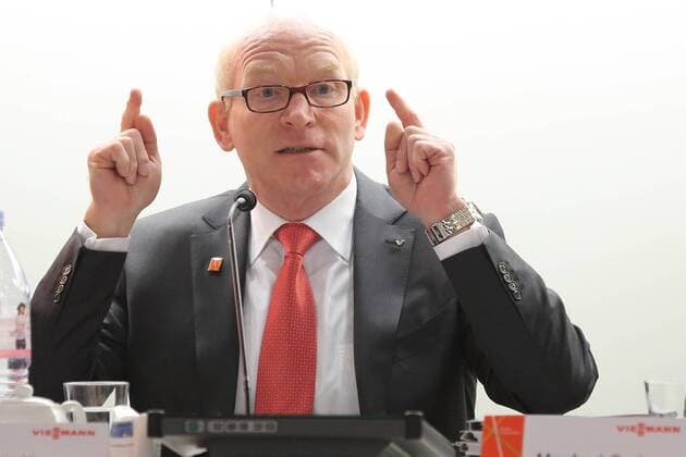 DR. MARTIN VIESSMANN GESCHAEFTSFUEHRENDER GESELLSCHAFTER PRESSEKONFERENZ VIESSMANN ISH FRANKFURT