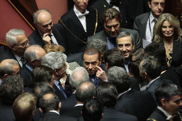 Silvio Berlusconi . Roma 16 03 2013 Senate, election of the new President  SamanthaxZucchi