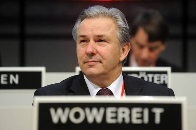 Deutscher Städtetag 2013. Klaus Wowereit ( SPD regierender Bürgermeister Berlin ) anläßlich der Hauptversammlung des Deutschen Städtetages am 24.04.2013 im Congress Center Messe Frankfurt am Main.