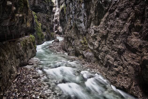 Partnachklamm, Garmisch-Partenkirchen, Bayern, Deutschland, Europa ibxahl03149450.jpg