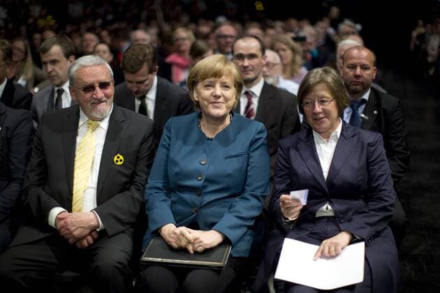 Deutschland, Berlin, Tempodrom, 13. Jahrestagung des Rates für Nachhaltige Entwicklung, Teilnahme von Bundeskanzlerin Angela Merkel CDU, 13.05.2013