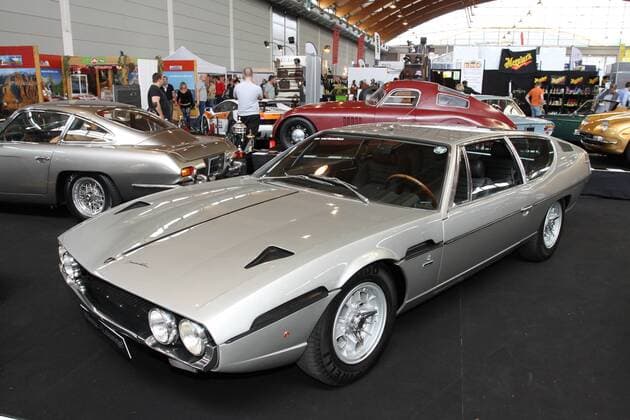 Lamborghini Espada Serie 1 (Baujahr 1968), Klassikwelt Bodensee, 6. Verkaufsmesse für Klassiker zu Lande, zu Wasser und in der Luft, 14.-16.06.2013, Oldtimer, Messe Friedrichshafen, Friedrichshafen (D)