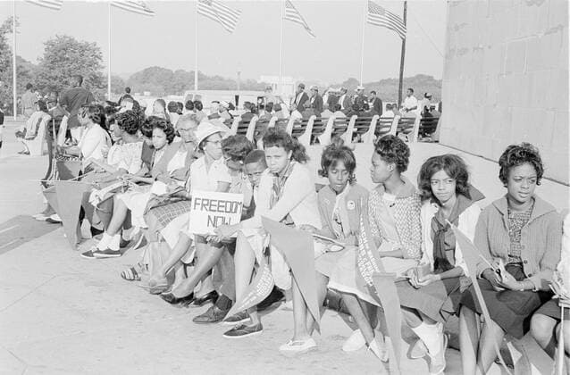IMAGO History, U.S. Bürgerrechtsbewegung: 1954-1968 28 August 1963 Over 200.000 civil rights demonstrators marched into the heart of Washington DC by the Lincoln Memorial where Martin Luther King addressed the crowd with his historic I Have A Dream speech. Â UnitedArchives00115364 