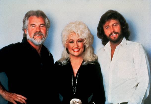 Kenny Rogers, Dolly Parton, Barry Gibb UnitedArchives_2008852 