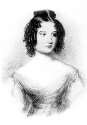 Ada Augusta, Countess of Lovelace. Daughter of Lord Byron English writer & mathematician. UnitedArchives00174428 