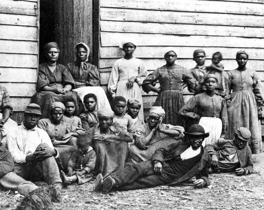 USA Slavery. Coutrabauds on Mr Foller s Farm- Cumberland 14th May 1862 UnitedArchives00223670 
