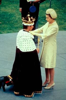 Investiture of Prince of Wales at Caernarvon Castle, 1969, Prinz UnitedArchives00310924 