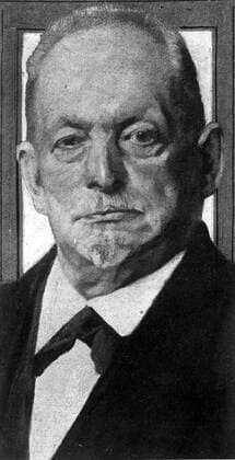 August Thyssen - famous Rhineland coal and iron king and the richest man in Germany at the time. 12th September 1922, Rheinland, Porträt UnitedArchives00497811 