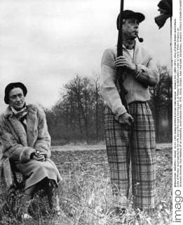 Edward VIII (1894-1972), King of Great Britain and Ireland. Duke of Windsor accompanied by his wife during the recent hunting party at Alsace He abdicated in order to marry Wallis Simpson, an American divorcee, thus heading off an impending constitutional crisis. 1951, König, Königin, Adel, Hochadel, Königshaus, englisch, britisch UnitedArchives00804325 