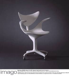 Designklassiker von Arne Jacobsen ARNE JACOBSEN PROTOTYPE OF OFFICE CHAIR (1970) UnitedArchives00849968 