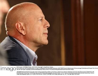 Bruce Willis bei der Pressekonferenz zu Red 2 im Mandarin Oriental Hotel. München, 24.07.2013 Foto:xD.xBedrosianx xFuturexImage