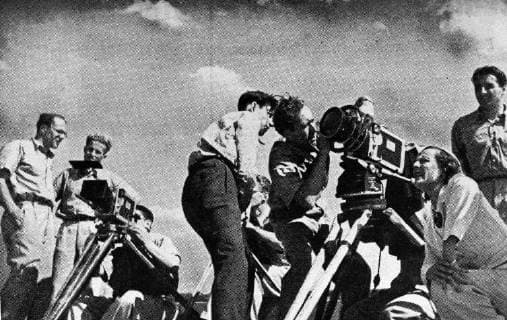 Leni Riefenstahl Born in Berlin, Germany Riefenstahl started her career as a self-styled interpretive dancer. In a 2002 interview she said dancing was what made her truly happy. After injuring a knee she attended a film about mountains and became impressed with both them and the possibilities of the medium. She went to the Alps for about a year and when she returned, confidentially approached Arnold Fanck, the director of the film she d seen earlier, asking for a role in his next film. Riefenstahl went on to star in a number of Fanck s bergfilme, presenting herself as an athletic and adventuresome young woman with suggestive appeal. When presented with the opportunity to direct The Blue Light she took it. Her main interest at first was in fictional films. She heard Adolf Hitler speak at a rally in 1932 and, mesmerized by his powers as a public speaker, offered her services as a fil  UnitedArchives01023907
