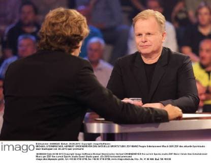 MICHAEL STEINBRECHER, HERBERT GROENEMEYER DAS AKTUELLE SPORTSTUDIO ZDF MAINZ