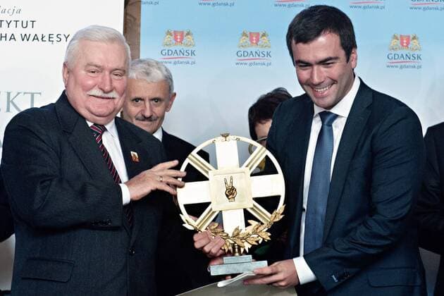 2013 Lech Walesa Awards Pictured: Lech Walesa, Pavel Khodorkovsky EN_01099531_0040 