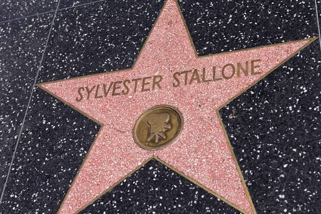 Sylvester Stallone ILLUSTRATIONS : Hollywood Walk of Fame - Los Angeles - 04 10 2013 ChrisElise Panoramic 