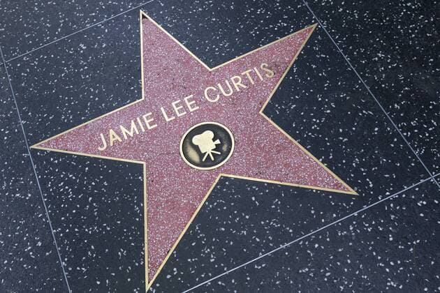 Jamie Lee Curtis ILLUSTRATIONS : Hollywood Walk of Fame - Los Angeles - 04 10 2013 ChrisElise Panoramic 