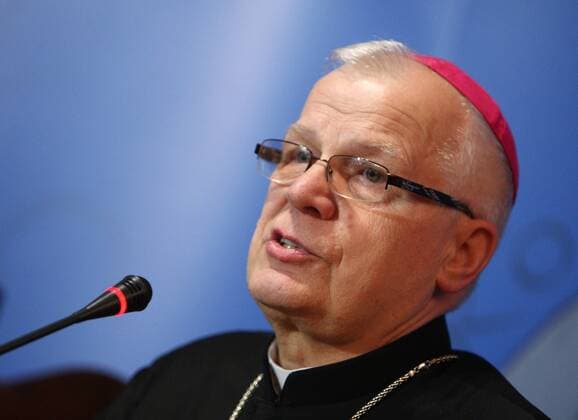 Archbishop tries to explain his shocking words about pedophilia in Polish church - Warsaw, Poland . Archbishop JOZEF MICHALIK EN_01100638_0006 