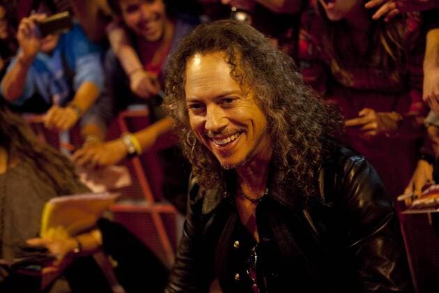 Kirk Hammett of Metallica attends the premiere of Metallica: Through The Never at Callao cinema on October 9, 2013 in Madrid, Spain.  (201310104275)