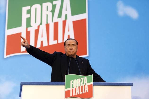 Silvio Berlusconi 27-11-2013 - Forza Italia demonstration during the Senate vote for Berlusconis expulsion from his charge Foto AndreaxStaccioli Insidefoto andreaxstaccioli
