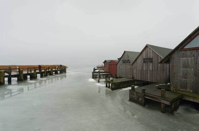Der Hafen in Althagen am Saaler Bodden