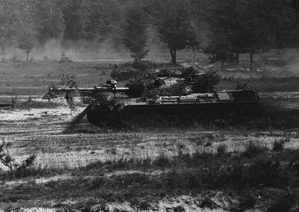 Bundeswehrmanöver (Leo 1) in Munster (Niedersachsen)