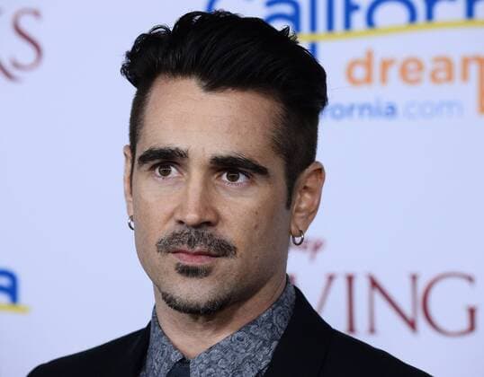 Cast member Colin Farrell attends the premiere of the biographical motion picture drama Saving Mr. Banks , the untold backstory of how the classic film Mary Poppins made it to the screen, at Walt Disney Studios in Burbank, California on December 9, 2013.  LAP2013120939