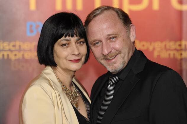 Alexander HELD (Schauspieler),mit Ehefrau Patricia Gräfin Fugger. 35. Bayerischer Filmpreis 2014-Red Carpet,Roter Teppich,am 17.01.2014 im Prinzregententheater in München.