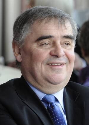 Peter Müller, Richter am Bundesverfassungsgericht, beim Neujahrsempfang der CDU Saarbrücken am Sonntag (19.1.2014) im Saarbrücker Schloß.
