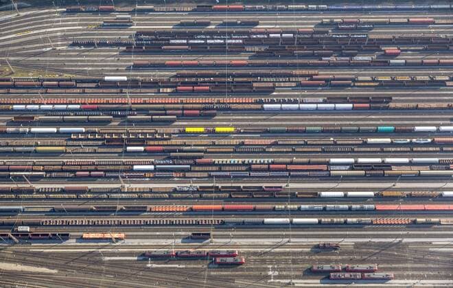 Rangierbahnhof Vorhalle, Rangiergleise, Schienentransporte, Güterwaggons, Hagen, Ruhrgebiet !ACHTUNGxMINDESTHONORARx60xEURO!
