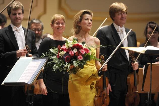 Anne-Sophie Mutter mit dem City of Birmingham Symphony Orchestra unter Leitung von Andris Nelsons bei einem Konzert in der Hamburger Laeiszhalle. Hamburg, 26.03.2014 Foto:xI.xSchifflerx xFuturexImage