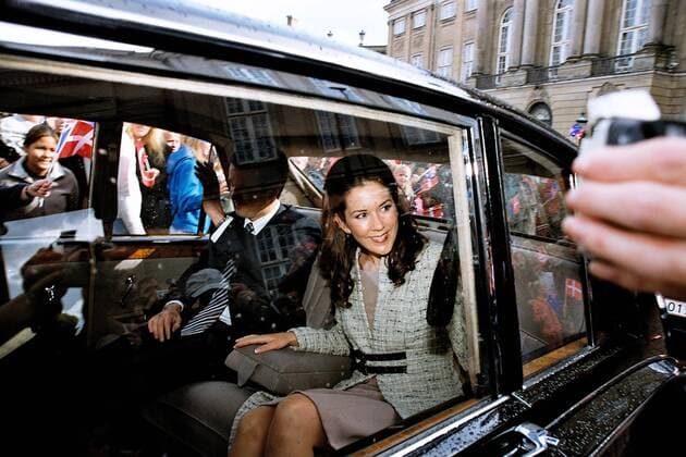 (File photo 8.OCT. 2003)Crown princess Mary and pirnce Frederik Copenhagen Denmark . (Photo by Francis Dean Dean Pictures) 