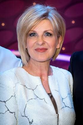 ZDF - C a r m e n N e b e l. Fernsehmoderatorin Carmen Nebel anläßlich der ZDF - Fernsehshow Willkommen bei C A R M E N N E B E L am 12.04.2014 in der Messehalle Halle Saale.