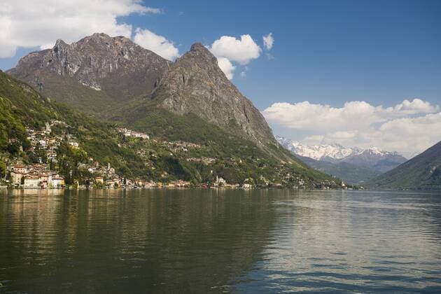 Italienischer Ostteil des Sees, Luganer See, Lago di Lugano, Provinz Como, Lombardei, Italien, Europa ibldjs03887087.jpg