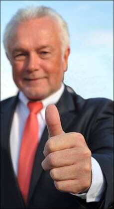 Wolfgang Kubicki (FDP) besucht den Braunkohletagebau Garzweiler der RWE