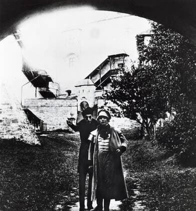 Nosferatu, eine Symphonie des Grauens, Deutschland 1921, Regie: Friedrich Wilhelm Murnau, Darsteller: Max Schreck, Gustav von Wangenheim UnitedArchives00409287