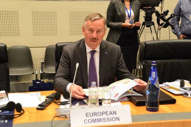 Informeller Ministerrat der EU Verkehrsminister in Athen informal Ministerial Transport Council, EU, in Athens EU Commissioner Siim Kallas