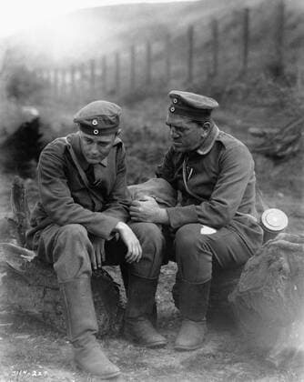 All Quiet on the Western Front, USA 1930, aka: Im Westen nichts Neues, Regie: Lewis Milestone, Darsteller: Lew Ayres, Louis Wolheim UnitedArchives00867137