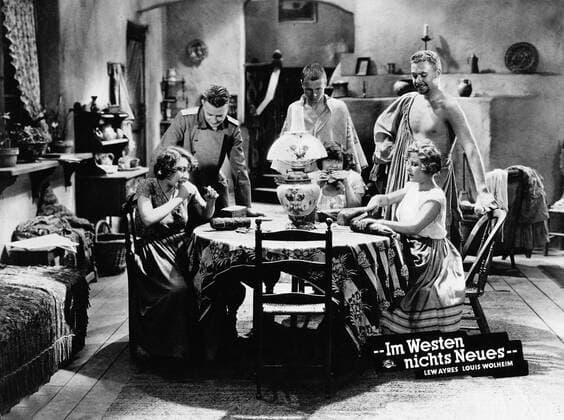 All Quiet on the Western Front, USA 1930, aka: Im Westen nichts Neues, Regie: Lewis Milestone, Darsteller: Lew Ayres, Beryl Mercer UnitedArchives00867145