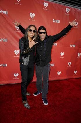 Kirk Hammett & Robert Trujillo 10TH ANNUAL MUSICARES MAP FUND BENEFIT CONCERT HONORING OZZY OSBOURNE AND JEFF GREENBERG Los Angeles  Patrick Rideaux PicturePerfect