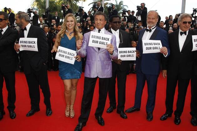 Mel Gibson, Ronda Rousey, Sylvester Stallone, Wesley Snipes, Kelsey Grammer, Harrison Ford 67TH CANNES FILM FESTIVAL - RED CARPET THE HOMESMAN - Cannes  PicturePerfect Visual SLF