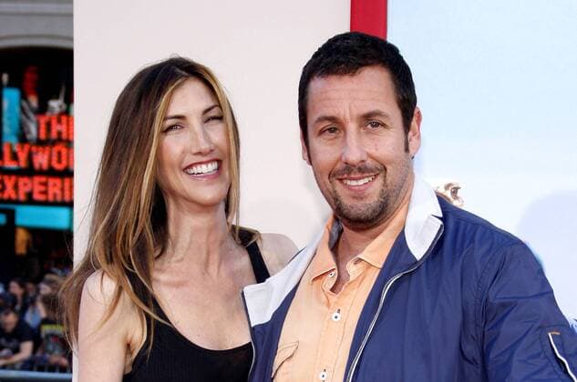 Adam Sandler und seine Ehefrau Jacqueline Samantha Titone bei der Blended Kino Premiere am 21.05.2014 in Hollywood Blended Los Angeles Premiere in Hollywood, 2014 