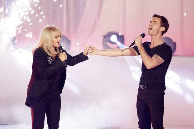 Bonnie Tyler und Florian Silbereisen in der TV Show Das Sommerfest am See in der Messe Erfurt. Erfurt, 31.05.2014